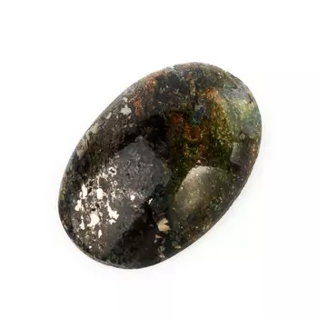 Кабошон слюда (фуксит) 16*23 мм