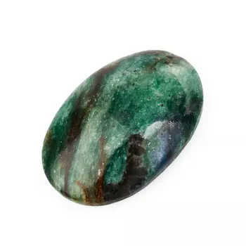 Кабошон слюда (фуксит) 16*23 мм