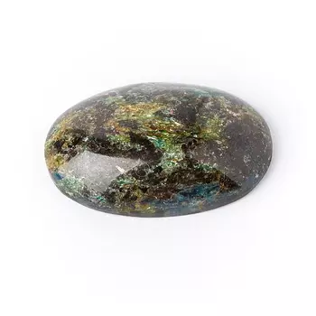 Кабошон слюда (фуксит) 16*24 мм