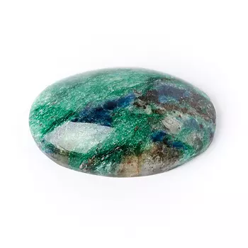 Кабошон слюда (фуксит) 16*24 мм