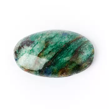 Кабошон слюда (фуксит) 16*24 мм