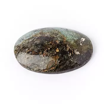 Кабошон слюда (фуксит) 16*24 мм