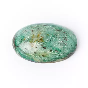 Кабошон слюда (фуксит) 16*24 мм