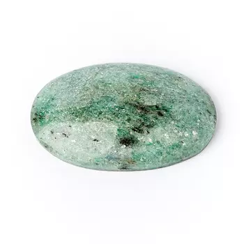 Кабошон слюда (фуксит) 16*26 мм