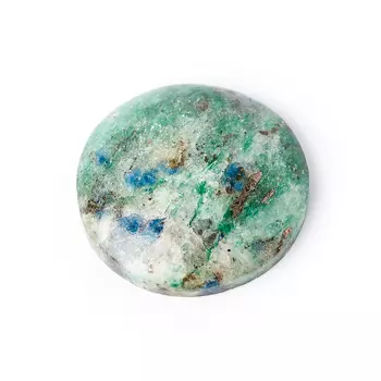 Кабошон слюда (фуксит) 16 мм