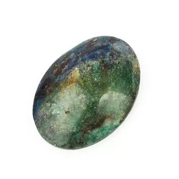 Кабошон слюда (фуксит) 17*22 мм