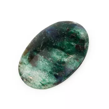 Кабошон слюда (фуксит) 17*24 мм