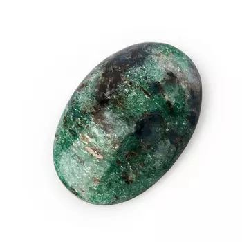 Кабошон слюда (фуксит) 17*25 мм