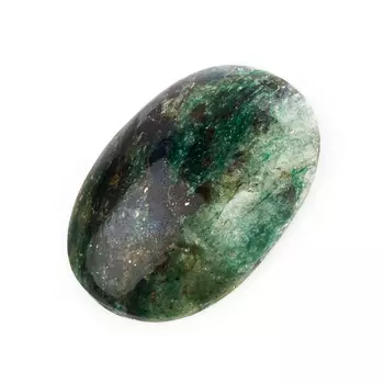 Кабошон слюда (фуксит) 17*25 мм