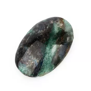 Кабошон слюда (фуксит) 17*25 мм