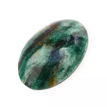 Кабошон слюда (фуксит) 17*25 мм