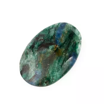 Кабошон слюда (фуксит) 17*25 мм