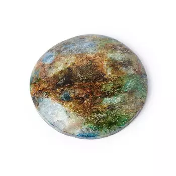 Кабошон слюда (фуксит) 17 мм