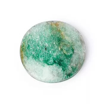 Кабошон слюда (фуксит) 17 мм