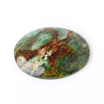 Кабошон слюда (фуксит) 18*23 мм