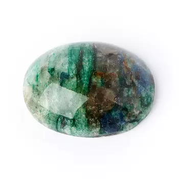 Кабошон слюда (фуксит) 18*23 мм