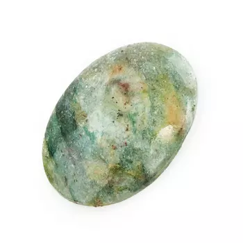 Кабошон слюда (фуксит) 18*23 мм