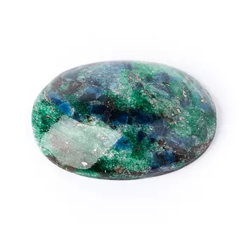 Кабошон слюда (фуксит) 18*25 мм