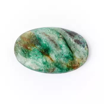 Кабошон слюда (фуксит) 18*25 мм