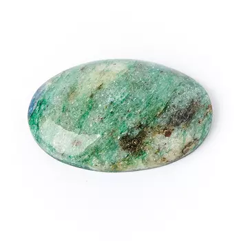 Кабошон слюда (фуксит) 18*26 мм