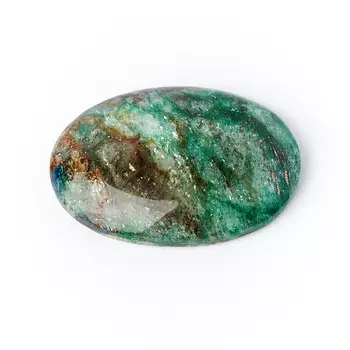 Кабошон слюда (фуксит) 18*26 мм