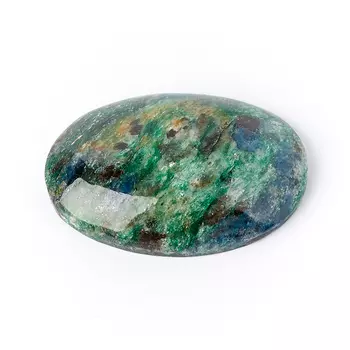 Кабошон слюда (фуксит) 18*26 мм