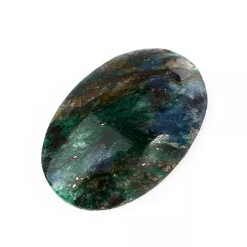 Кабошон слюда (фуксит) 18*27 мм