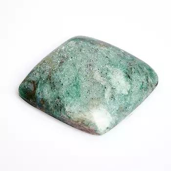 Кабошон слюда (фуксит) 19*19 мм