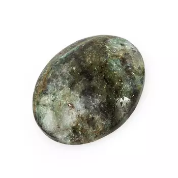 Кабошон слюда (фуксит) 19*23 мм