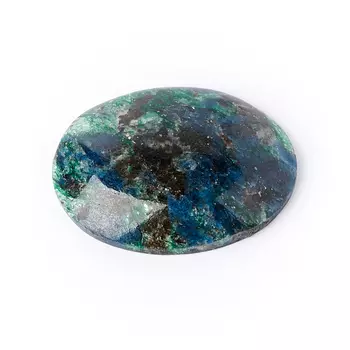 Кабошон слюда (фуксит) 19*25 мм