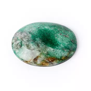 Кабошон слюда (фуксит) 19*25 мм