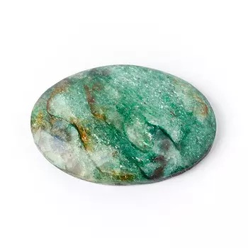 Кабошон слюда (фуксит) 19*26 мм