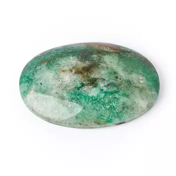 Кабошон слюда (фуксит) 19*28 мм