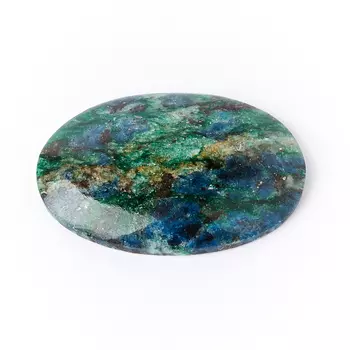 Кабошон слюда (фуксит) 19*28 мм