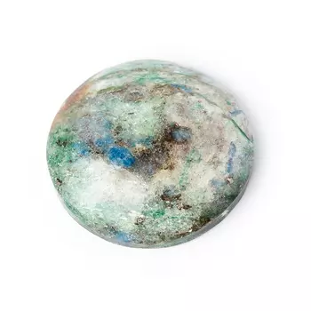 Кабошон слюда (фуксит) 19 мм