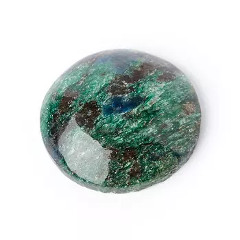 Кабошон слюда (фуксит) 19 мм