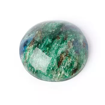 Кабошон слюда (фуксит) 19 мм