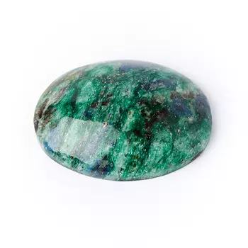 Кабошон слюда (фуксит) 20*26 мм