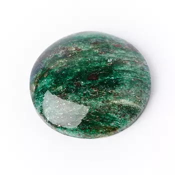 Кабошон слюда (фуксит) 20 мм