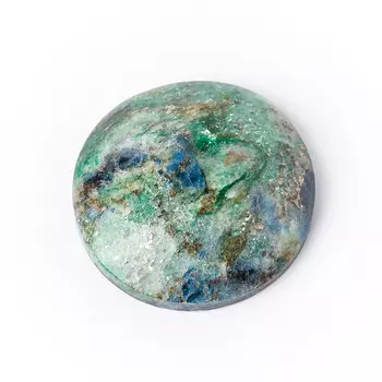 Кабошон слюда (фуксит) 20 мм