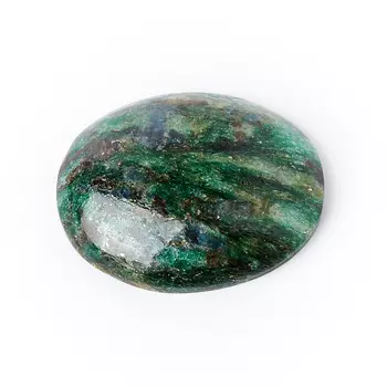 Кабошон слюда (фуксит) 21*26 мм