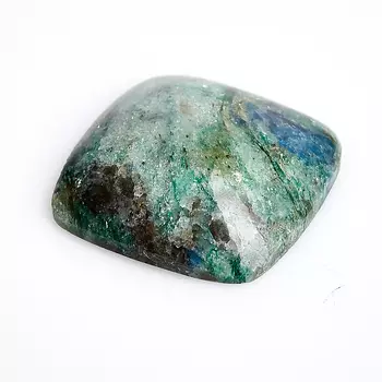 Кабошон слюда (фуксит) 22*21 мм