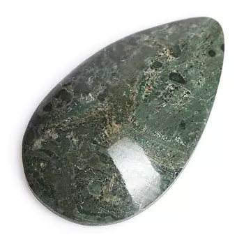 Кабошон слюда (фуксит) 22*38 мм