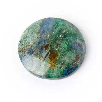 Кабошон слюда (фуксит) 22 мм