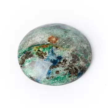 Кабошон слюда (фуксит) 23*25 мм