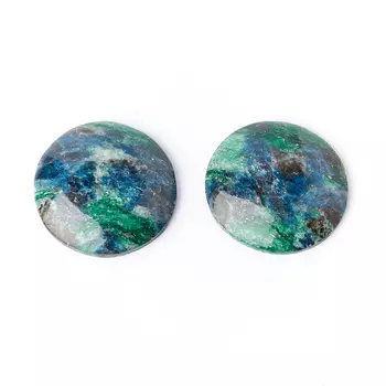 Кабошон слюда (фуксит) 23 мм