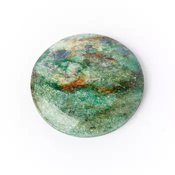 Кабошон слюда (фуксит) 23 мм