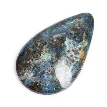 Кабошон слюда (фуксит) 24*40 мм