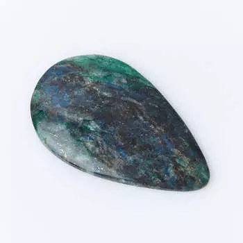 Кабошон слюда (фуксит) 24*40 мм