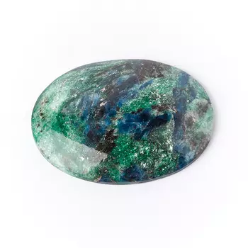 Кабошон слюда (фуксит) 25*33 мм